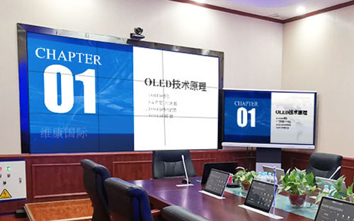 會議室大屏幕設計方案，會議室拚接屏顯示效果